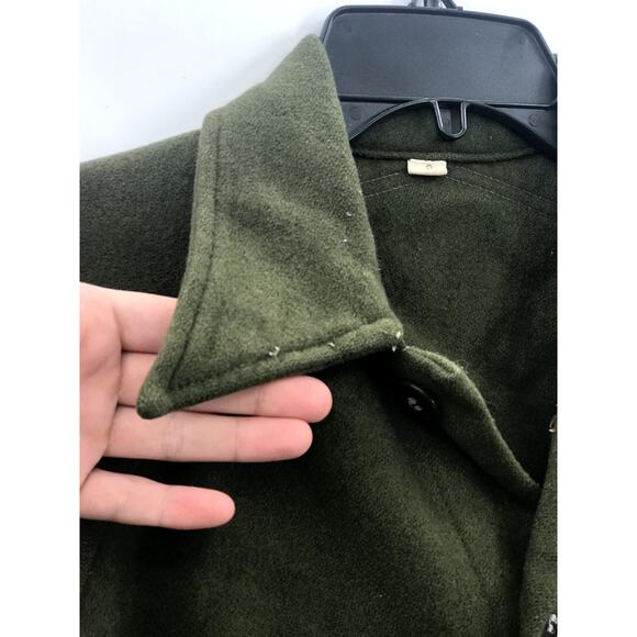 Genuine USA Army Wool Shirts overCoat Jacket Combat Uniform Jacket Olive Small - Picture 5 of 5